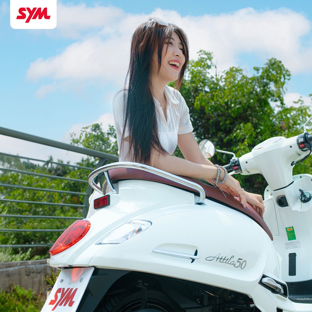 Xe Ga 50cc SYM Attila Sơn Bóng Xe Ga 50cc SYM Attila Sơn Bóng