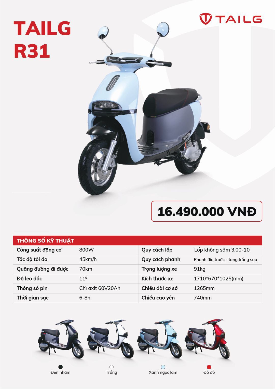 Trải nghiệm thực tế xe máy điện Tailg Việt Nam sau 1 năm sử dụng