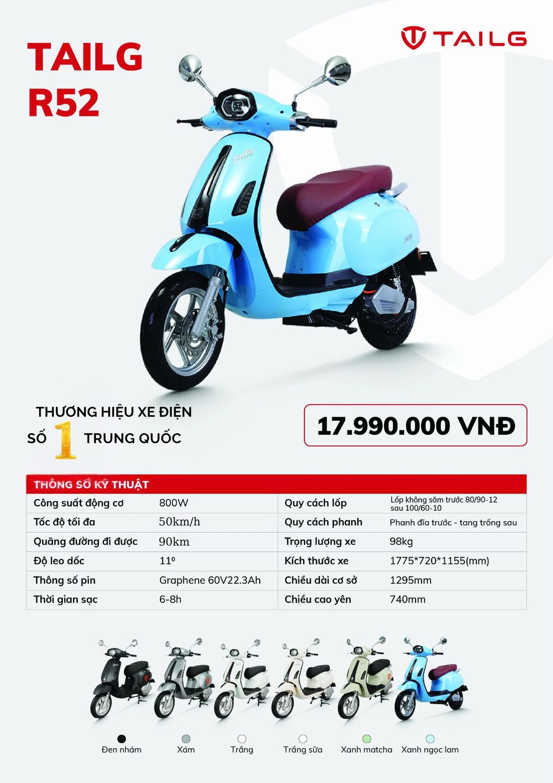Tailg Vera có gì đặc biệt? Đánh giá thiết kế, động cơ và độ bền thực tế