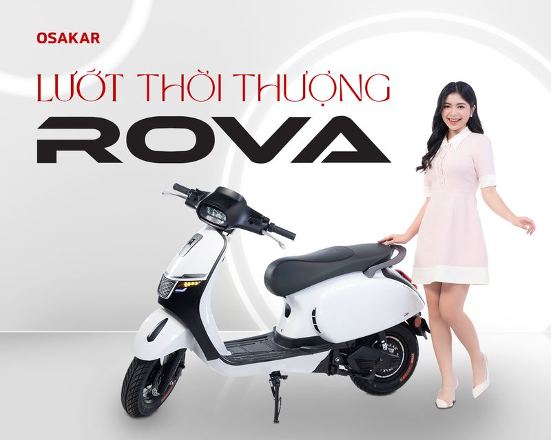 Kiểu dáng trung tính, dễ đi: Ưu điểm lớn của xe điện Osakar Rova 2025