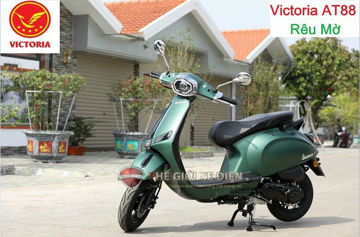 Trải nghiệm đẳng cấp cùng Xe Ga 50cc Victoria AT88 thế hệ mới