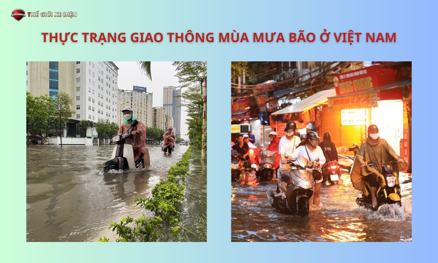 Mùa mưa bão sắp đến, liệu xe máy điện có đỡ 