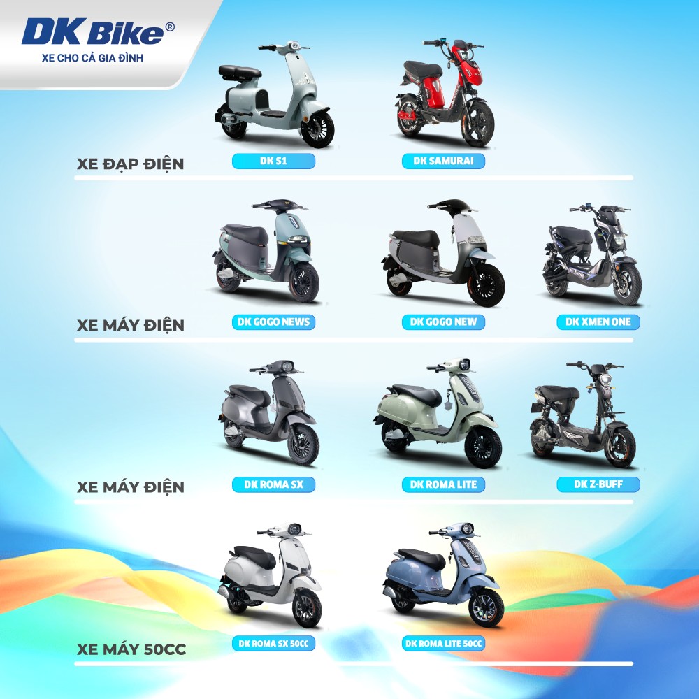 xe điện được đánh gia cao DK BIKE