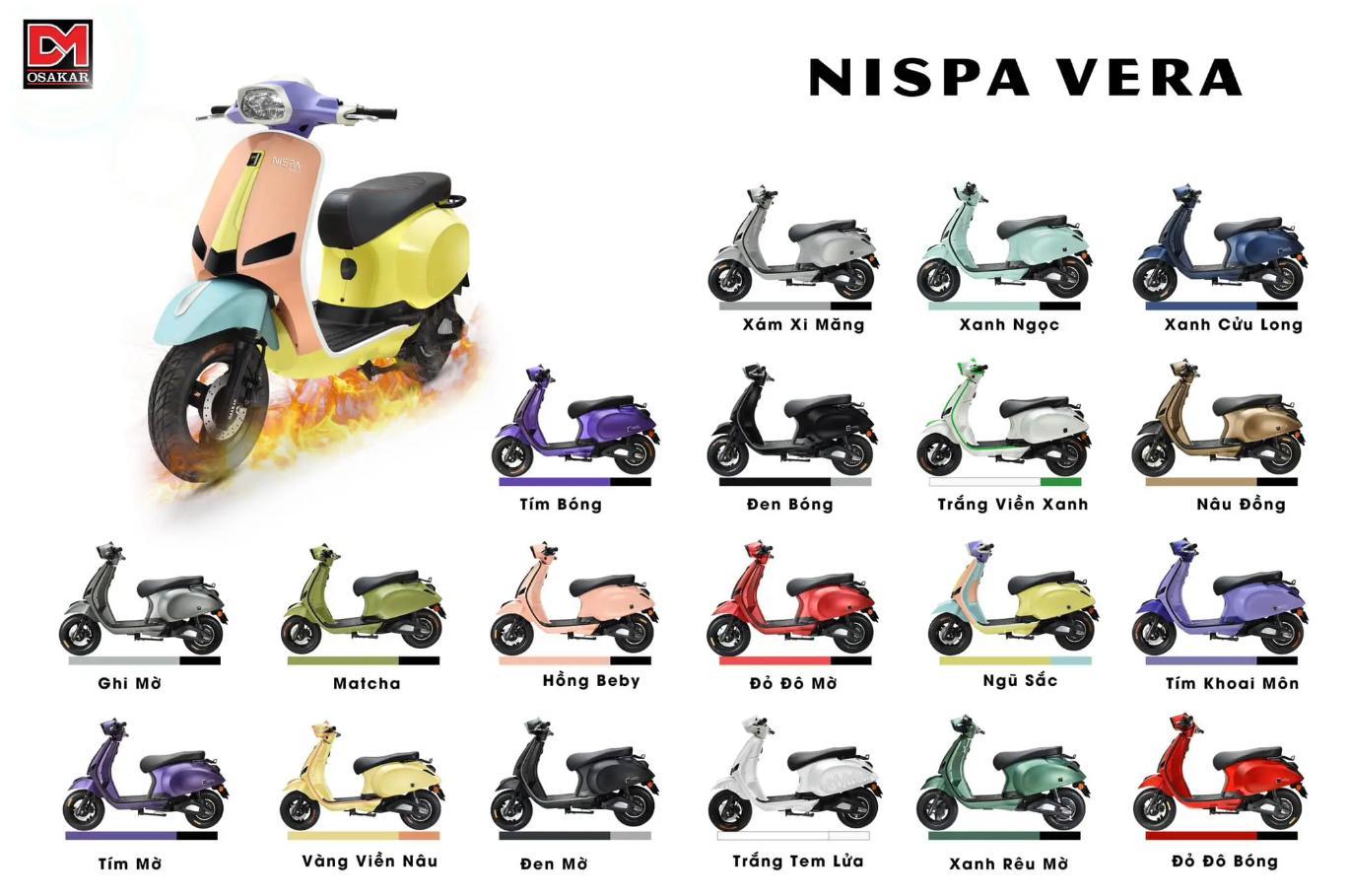 xe máy điện osakar nispa vera