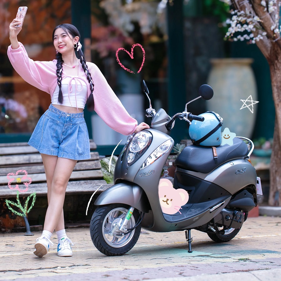 Những mẫu xe ga 50cc thiết kế hiện đại, tiện lợi dành cho nữ sinh 2025