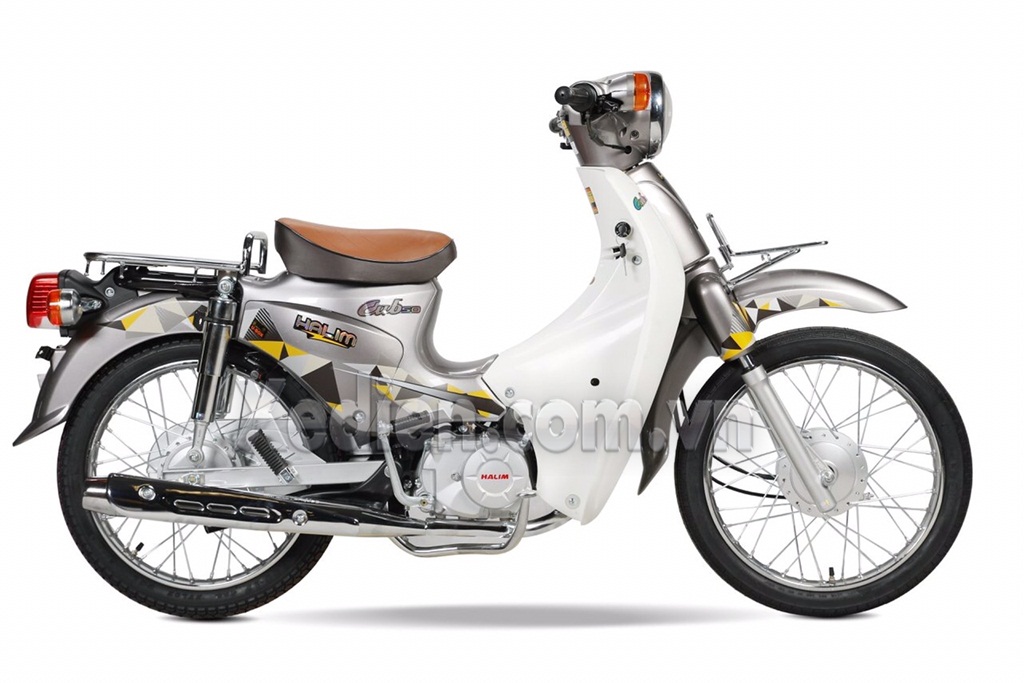 Xe máy 50cc Cub Halim thiết kế nhỏ gọn, trẻ trung